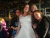 Bride Colleen w/ besties Malorie, Leah & Heather celebrating at Harborside.
